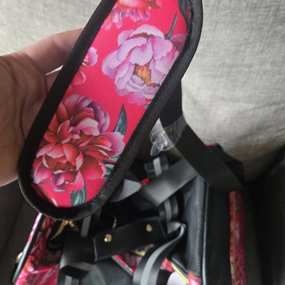 Betsey Johnson floral pet carrier NWT